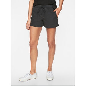 NWT Athleta Farallon Cotton Athletic Shorts Black L